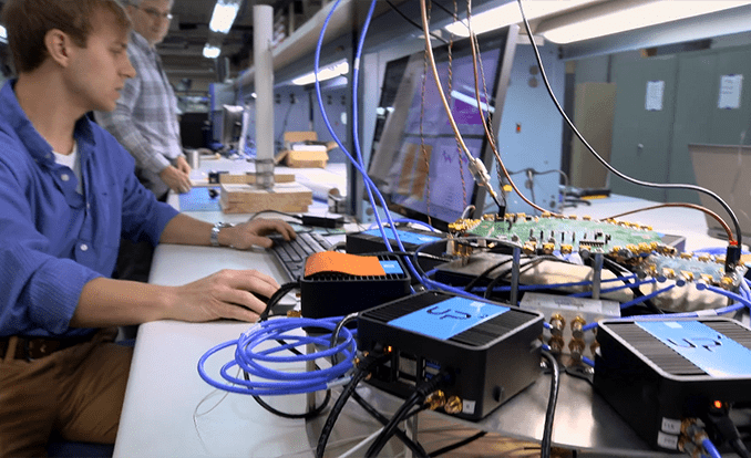 workers in the applied research lab