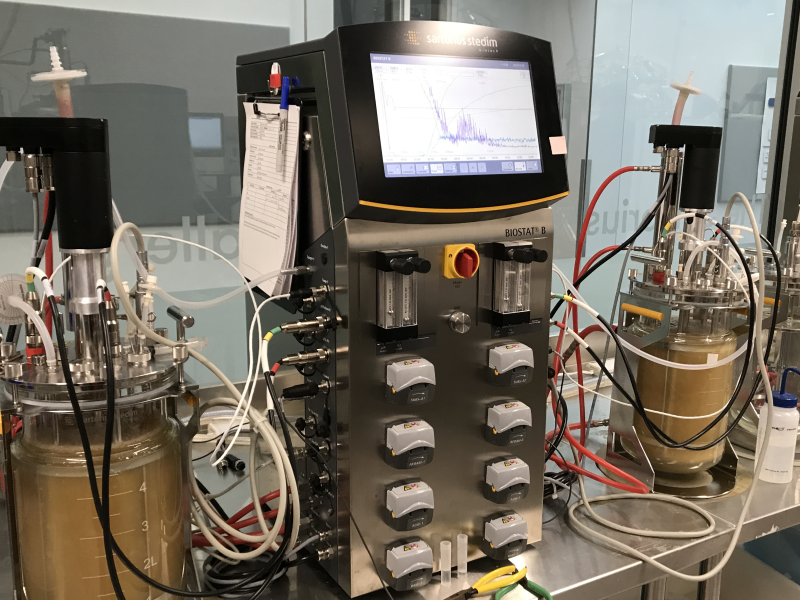 Equipment inside the CSL Behring Facility